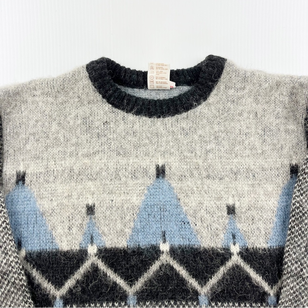 Vintage Alafoss Icewool Iceland Knit Long Sleeve Pullover Sweater - Picture 2 of 4